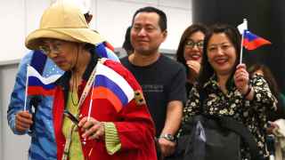Китайские туристы, прибывшие по безвизовому режиму в Москву